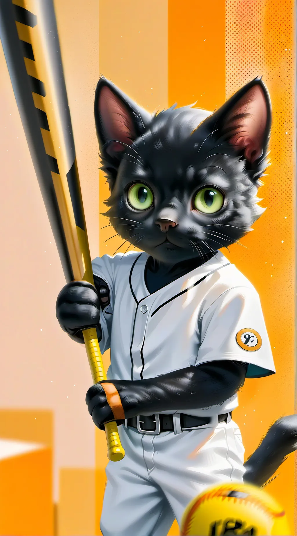 ai character: Momo the Sluggers  background