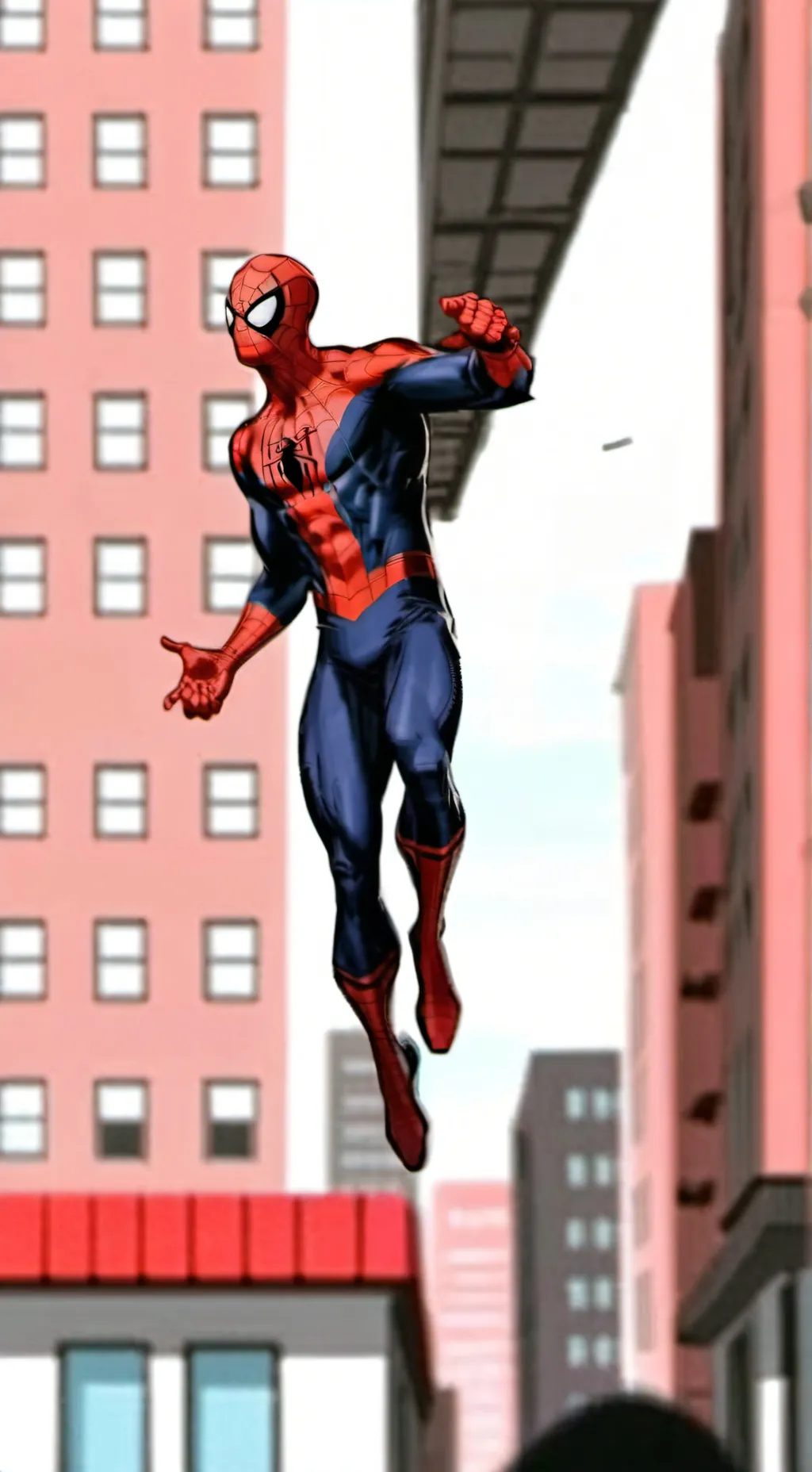ai character: spiderman background