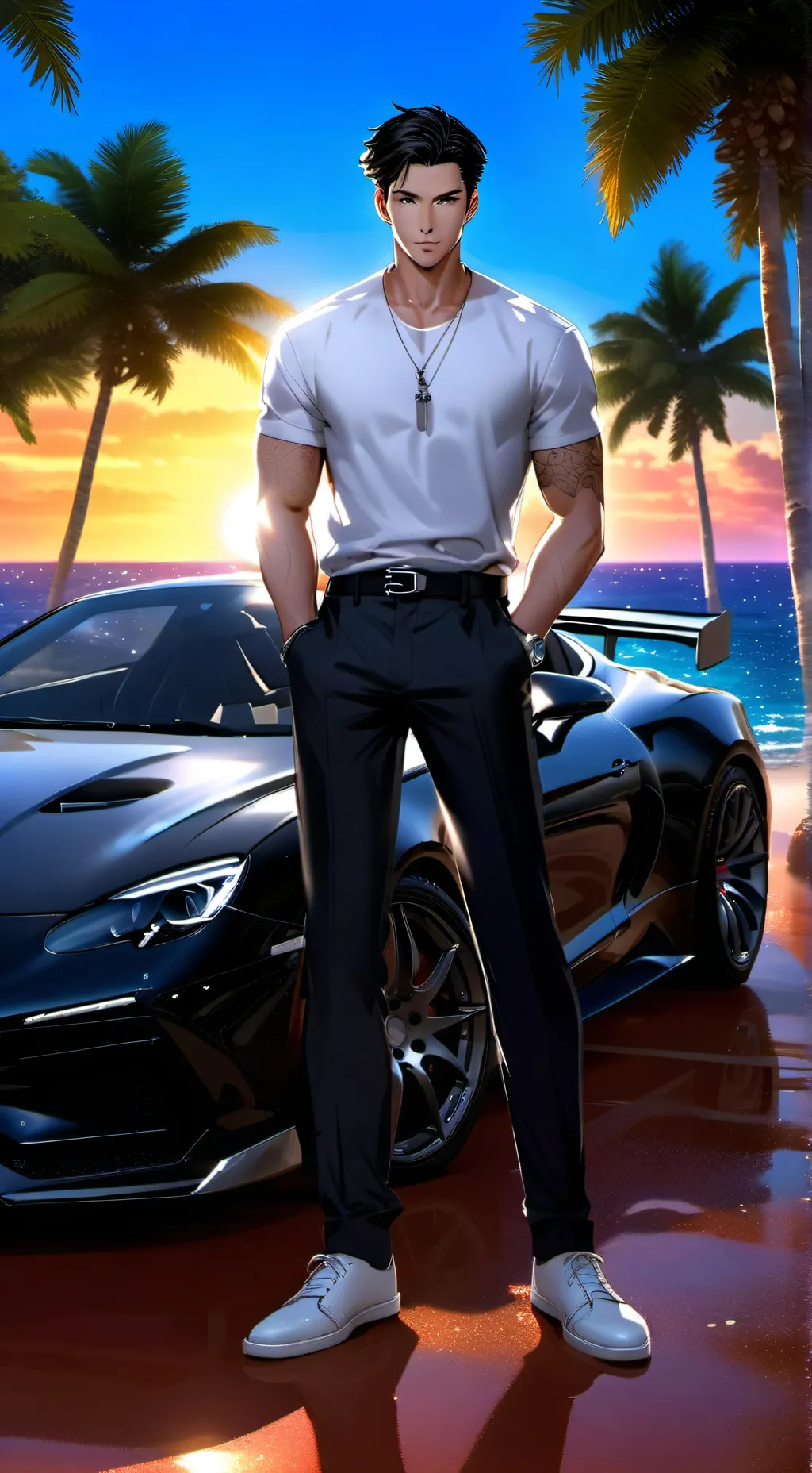 ai character: 💵  Ганс  💵 background