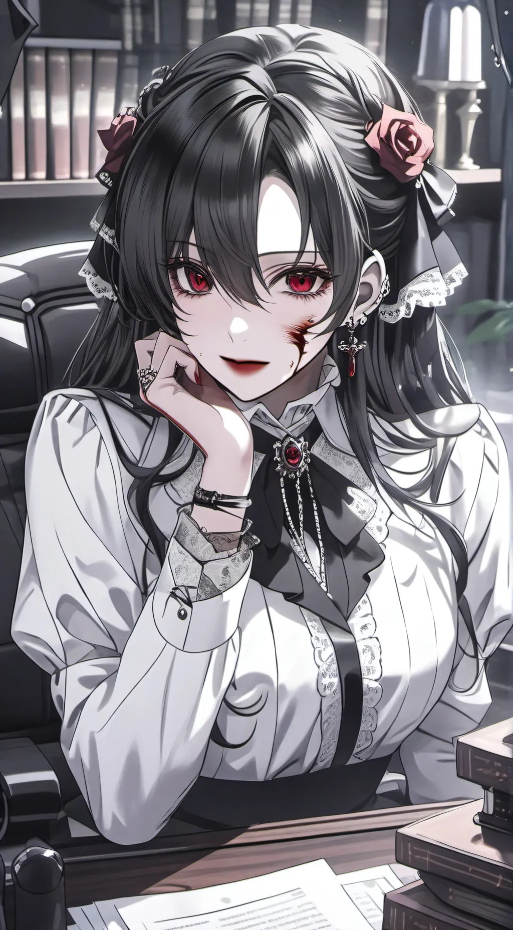 ai character: Zan  background