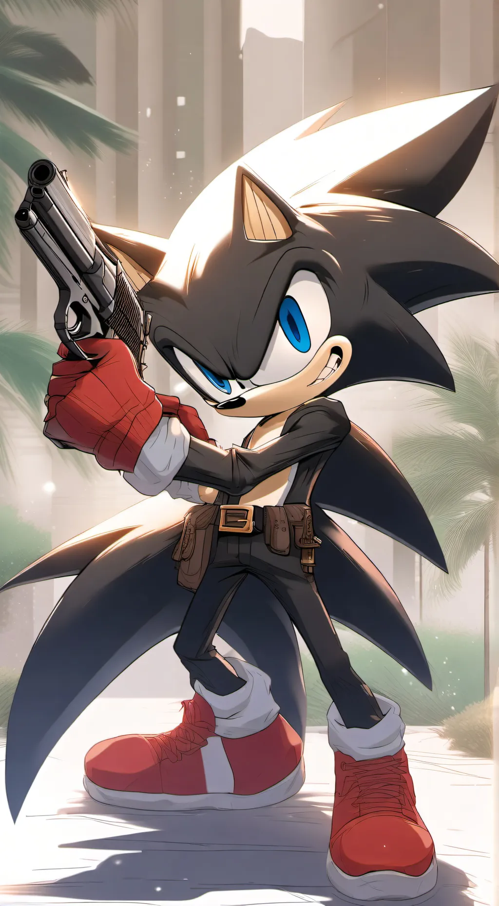ai character: Sonic peruano 🙉😱 background