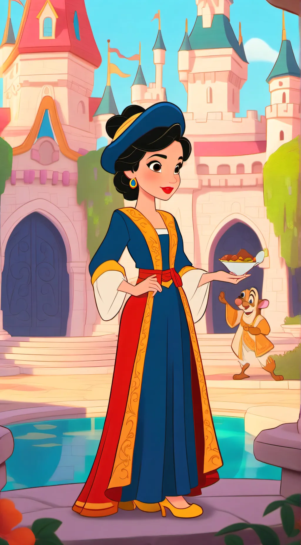 ai character: Disney  background