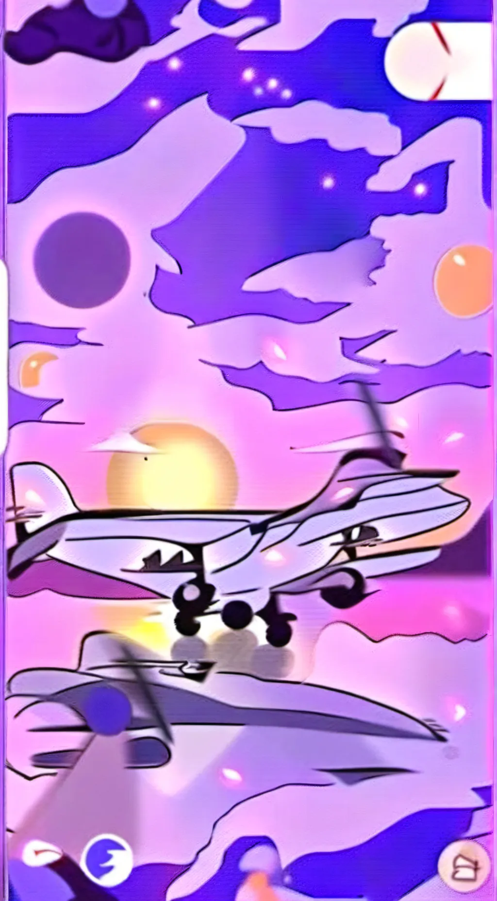 ai character: smiling critters  background