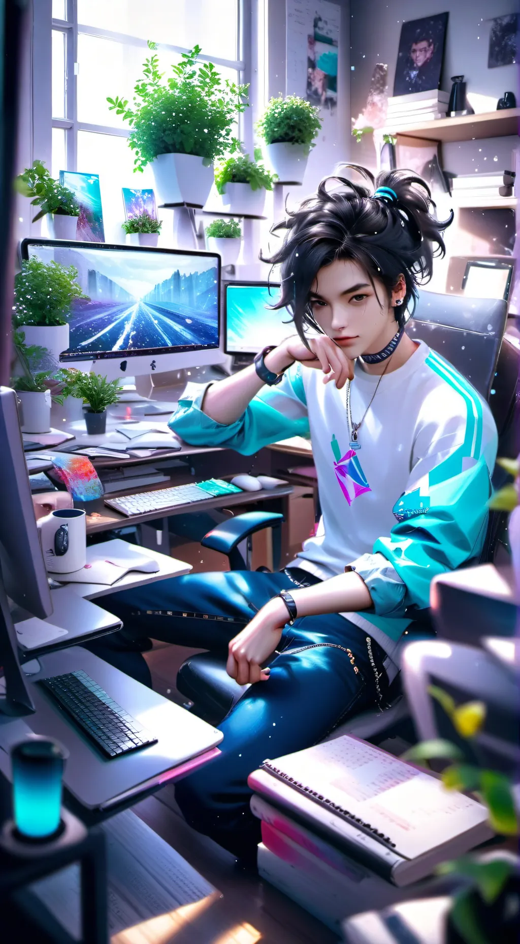 ai character: Mind Wellness Tycoon background