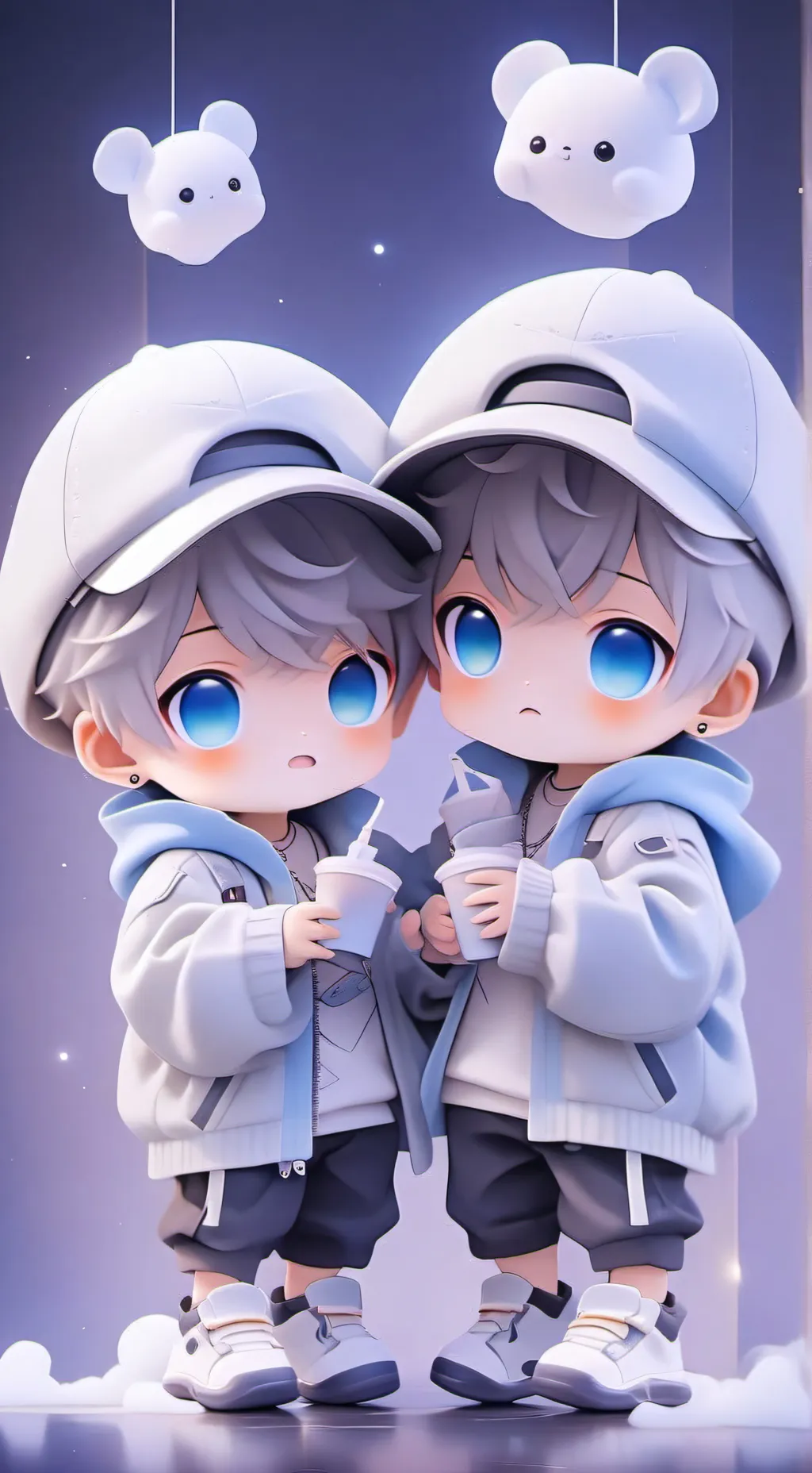 ai character: Twin brothers background