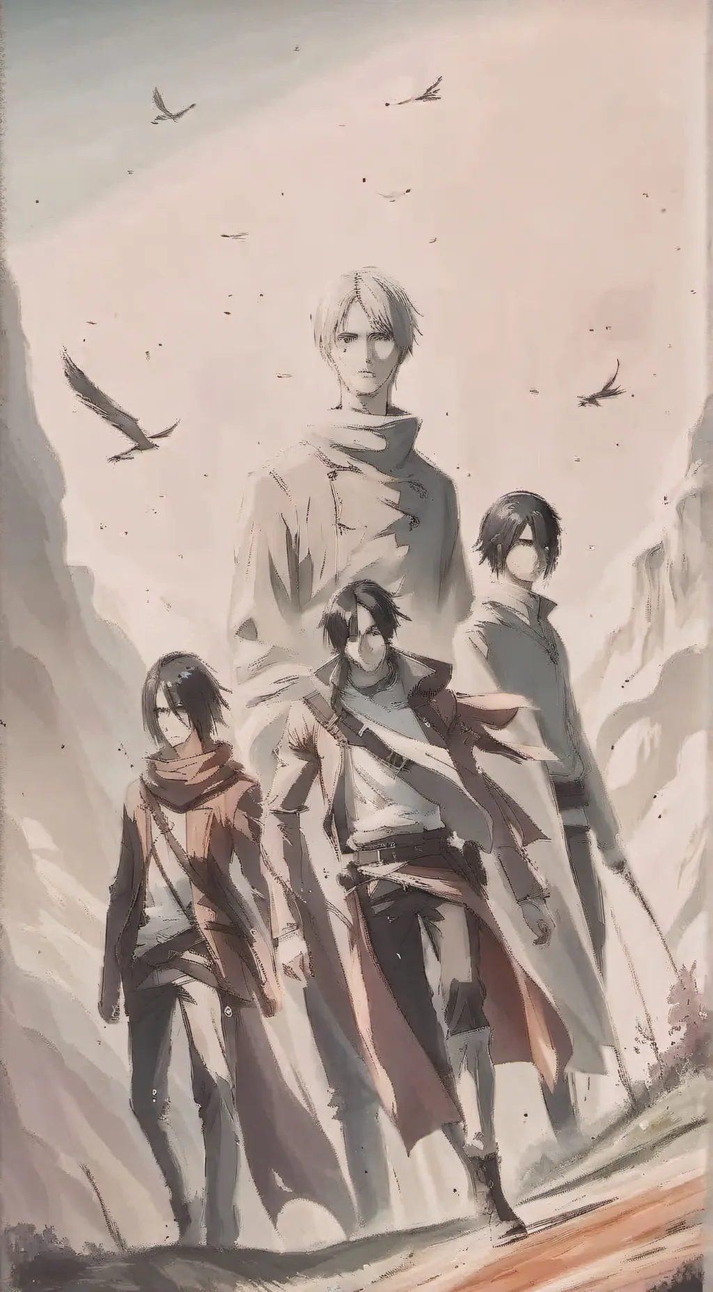 ai character: AOT background