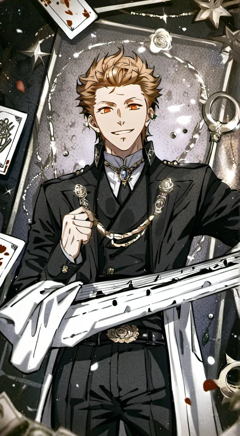 ai character: izzat background