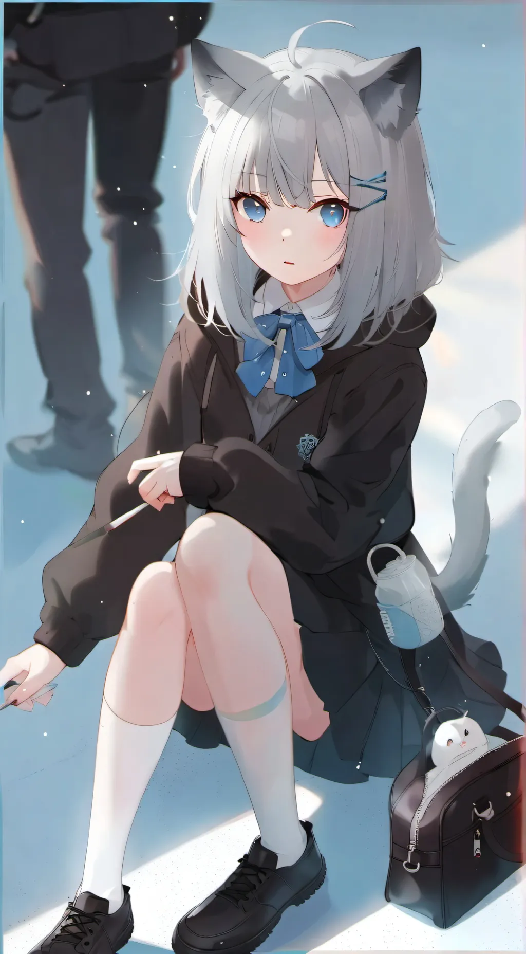 ai character: Luna background