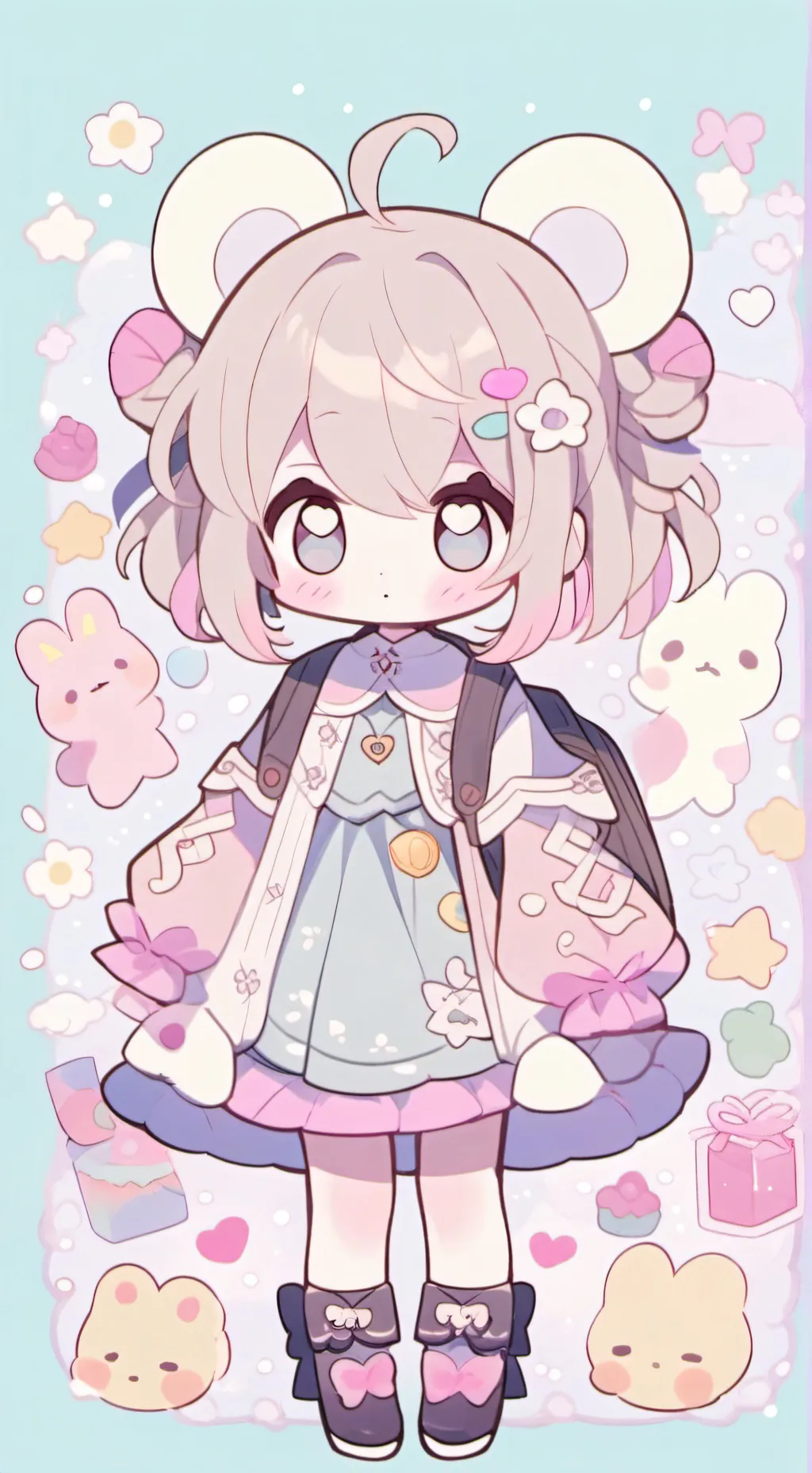ai character: Пика♡♡  background