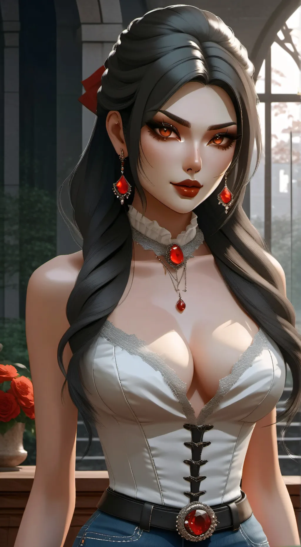 ai character: Lily background