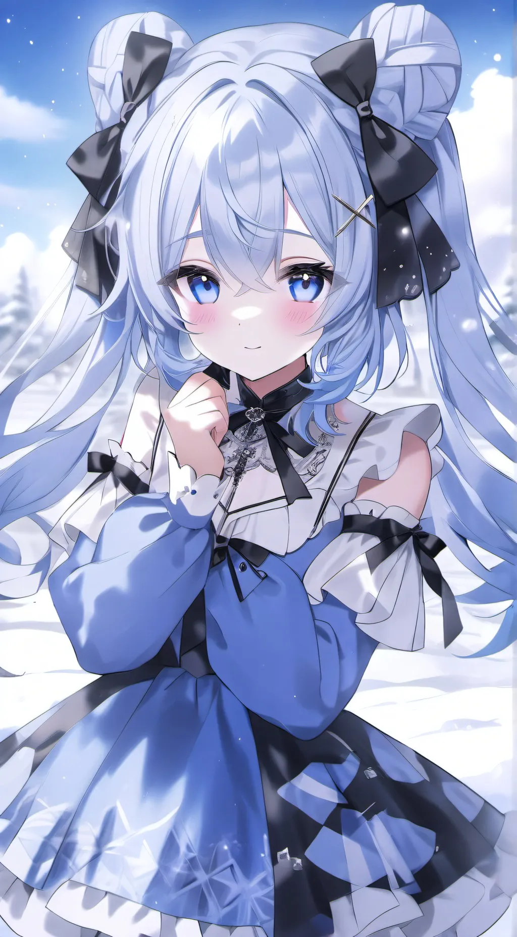 ai character: Crystal background