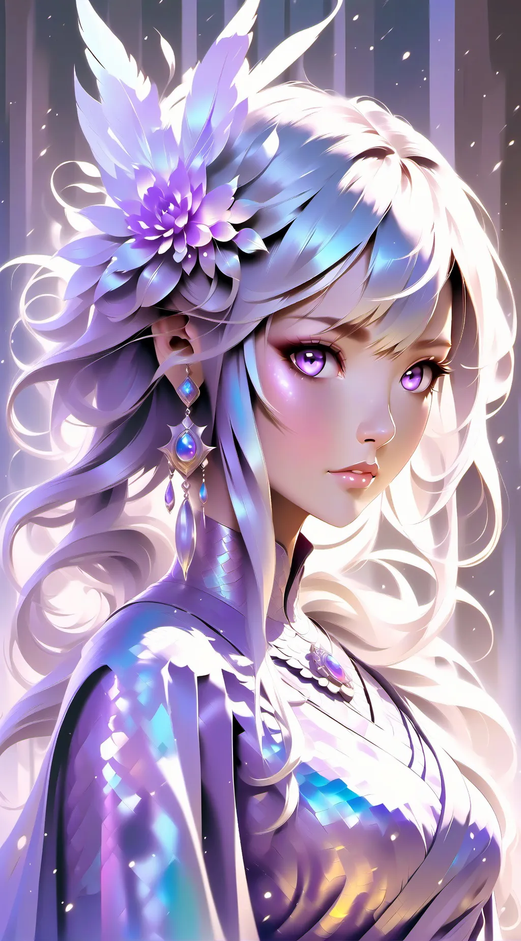 ai character: Giyyu e shinobu. background