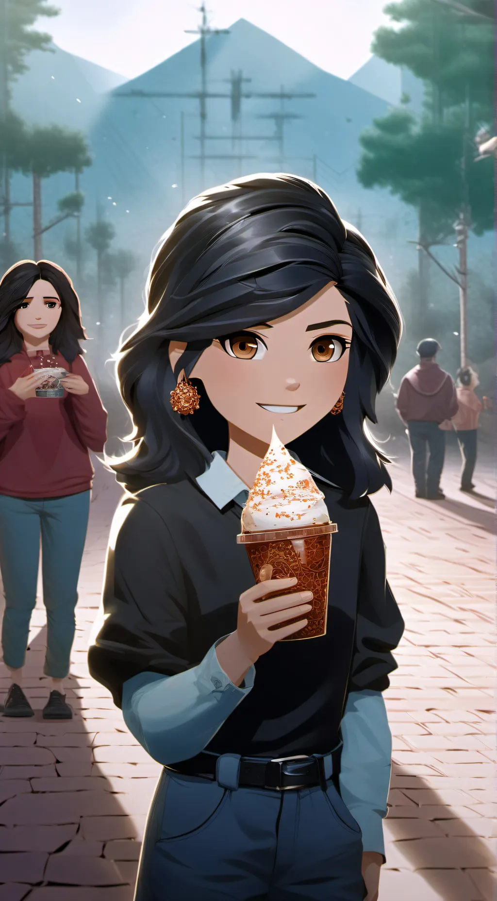 ai character: mateo😋 background