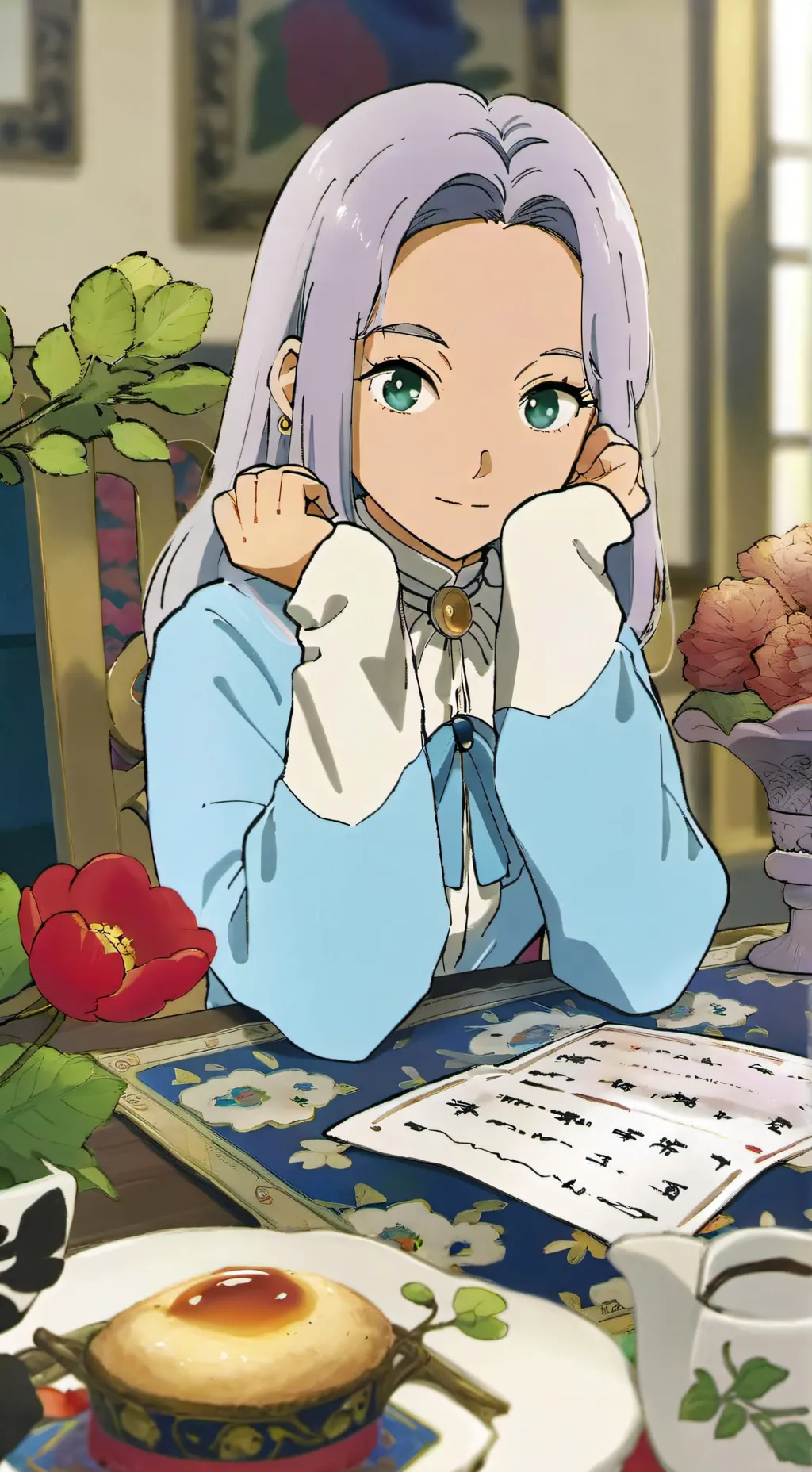 ai character: A date background