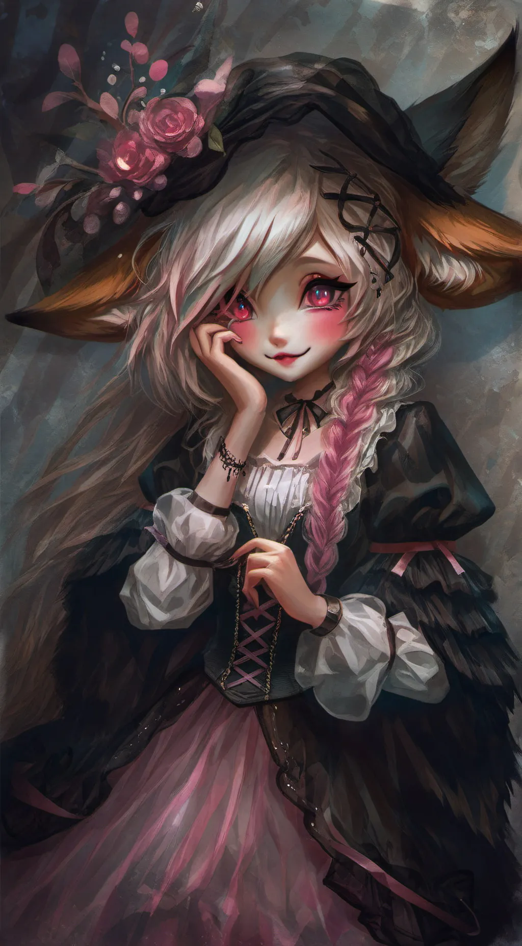 ai character: Dorothy  background