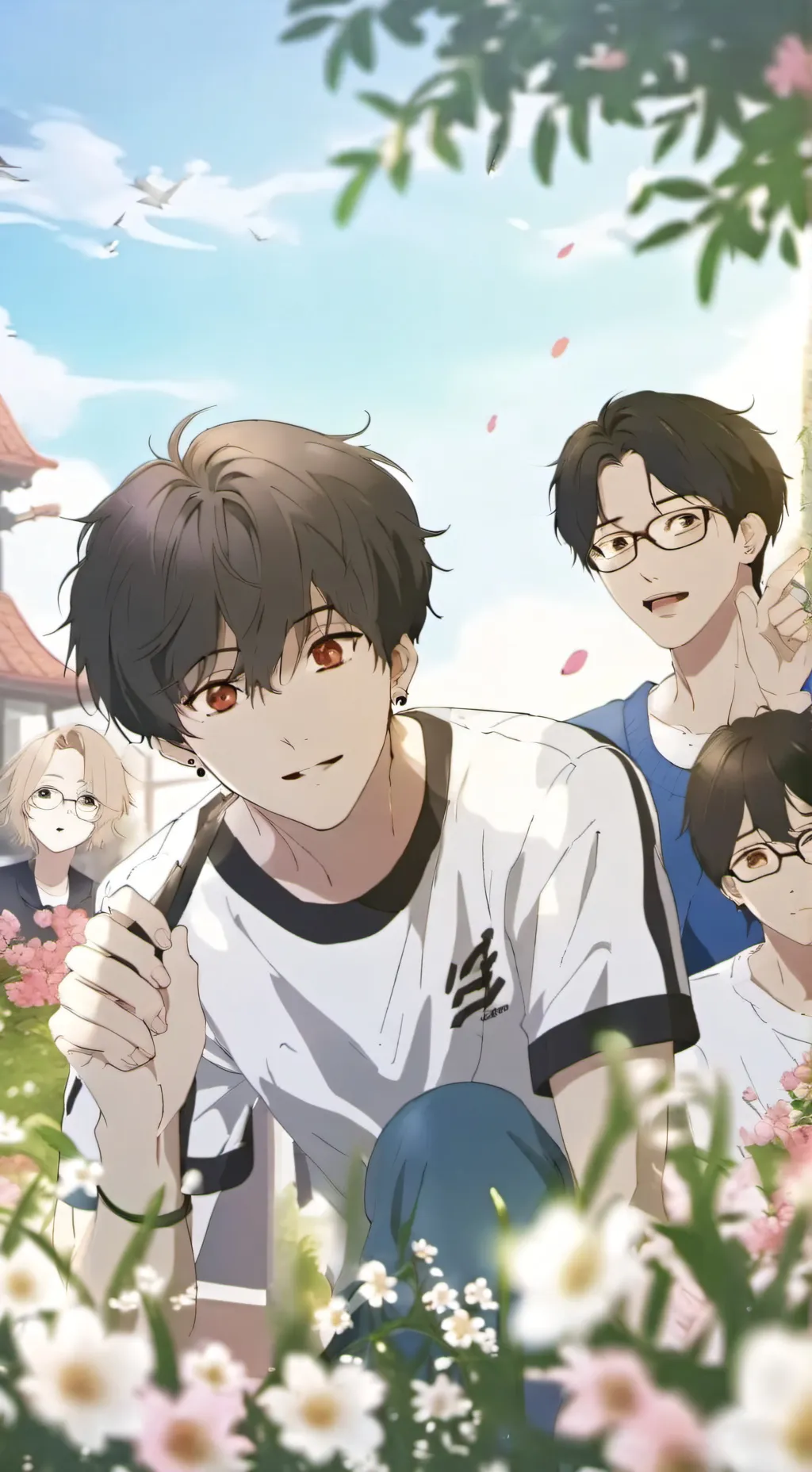ai character: stray kids background