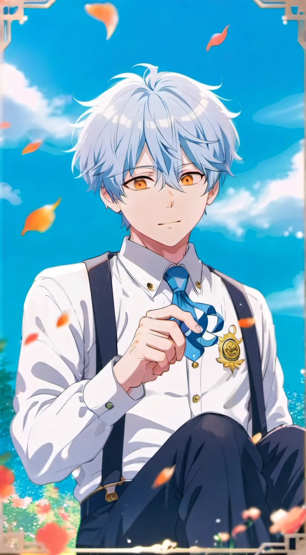 ai character: Azul background