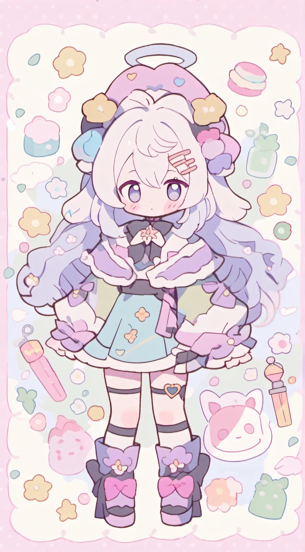 ai character: Chillz and lily background