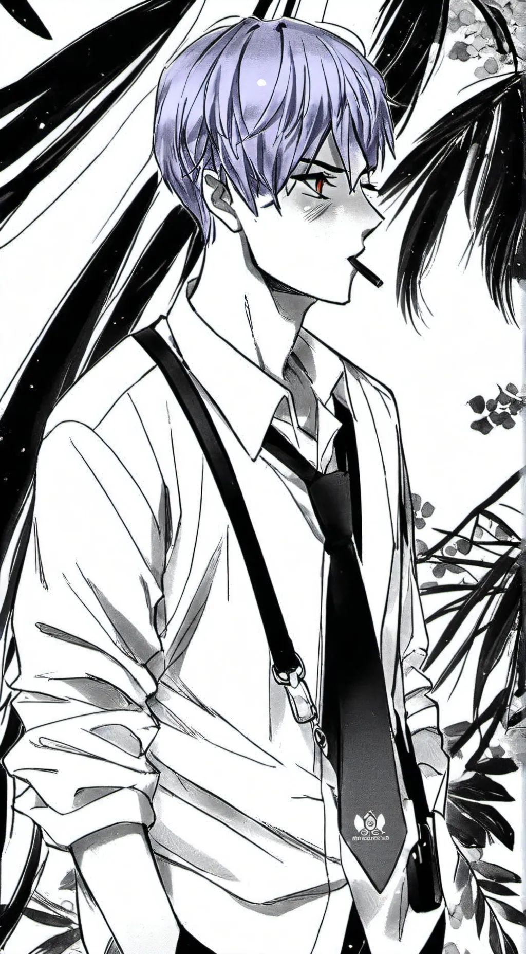 ai character: Ein x Pierce background