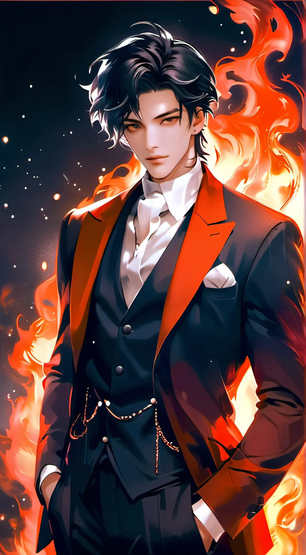 ai character: Your cold lover background