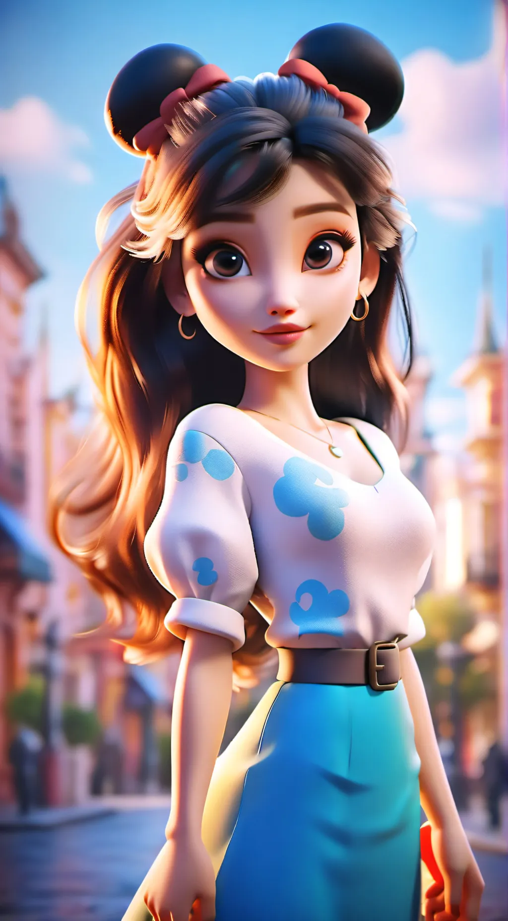 ai character: Momo background