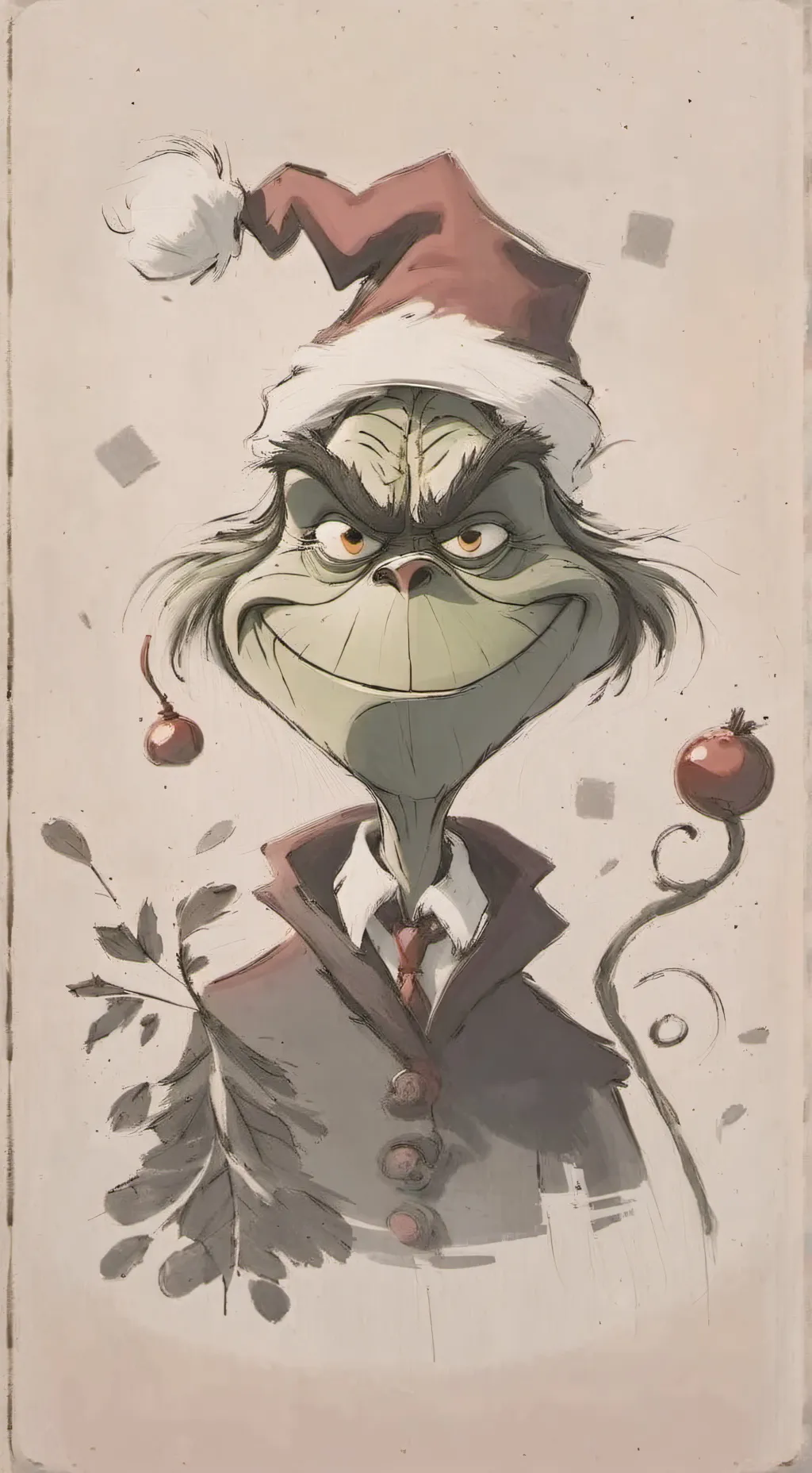 ai character: sussy grinch background