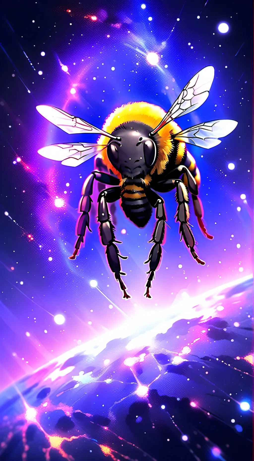 ai character: Bee  background