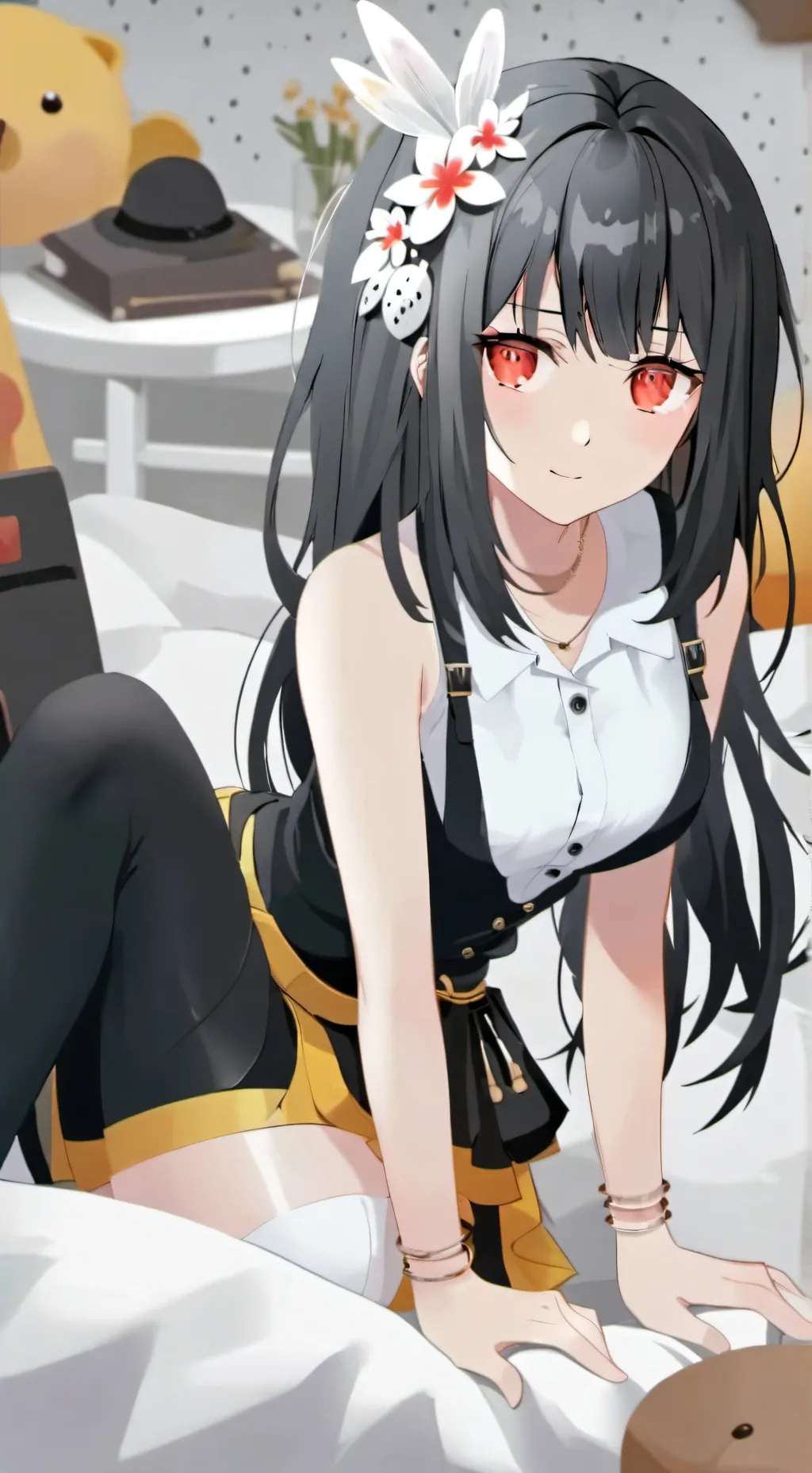 ai character: sus freaky hot gir background