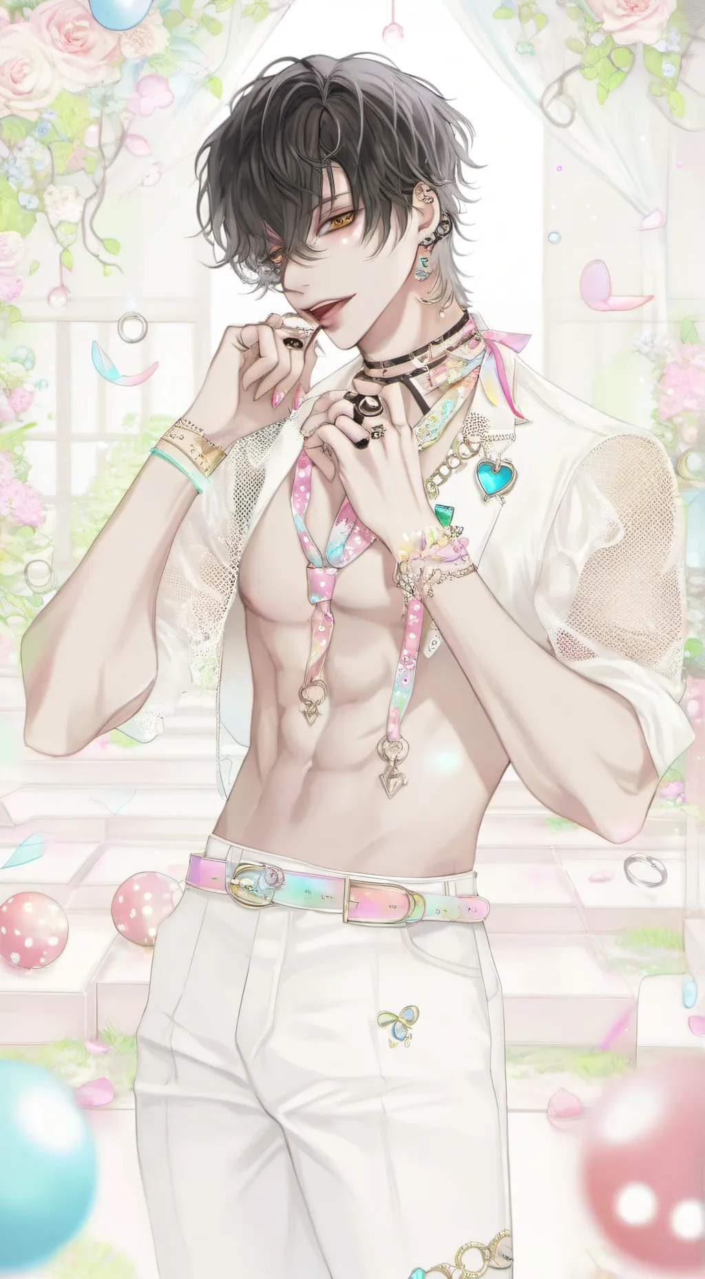 ai character: Focus  background