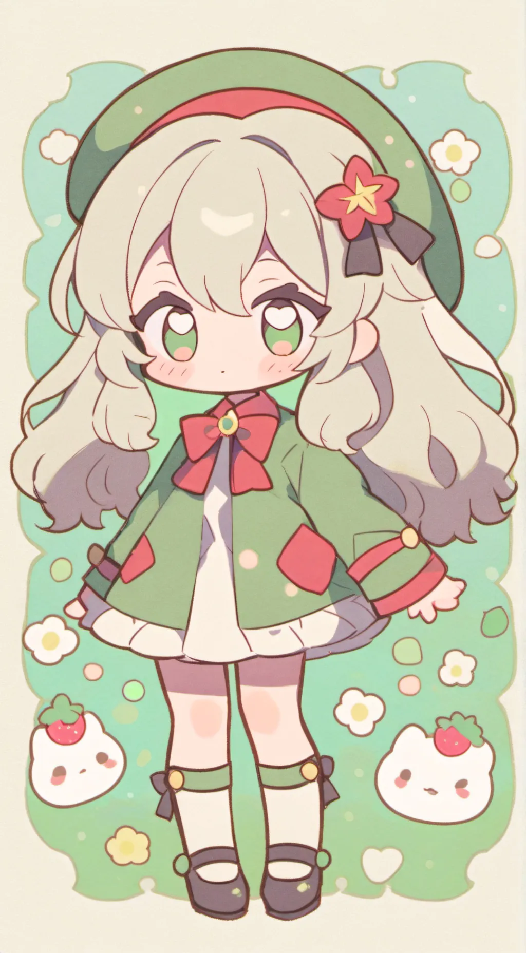 ai character: melany  background