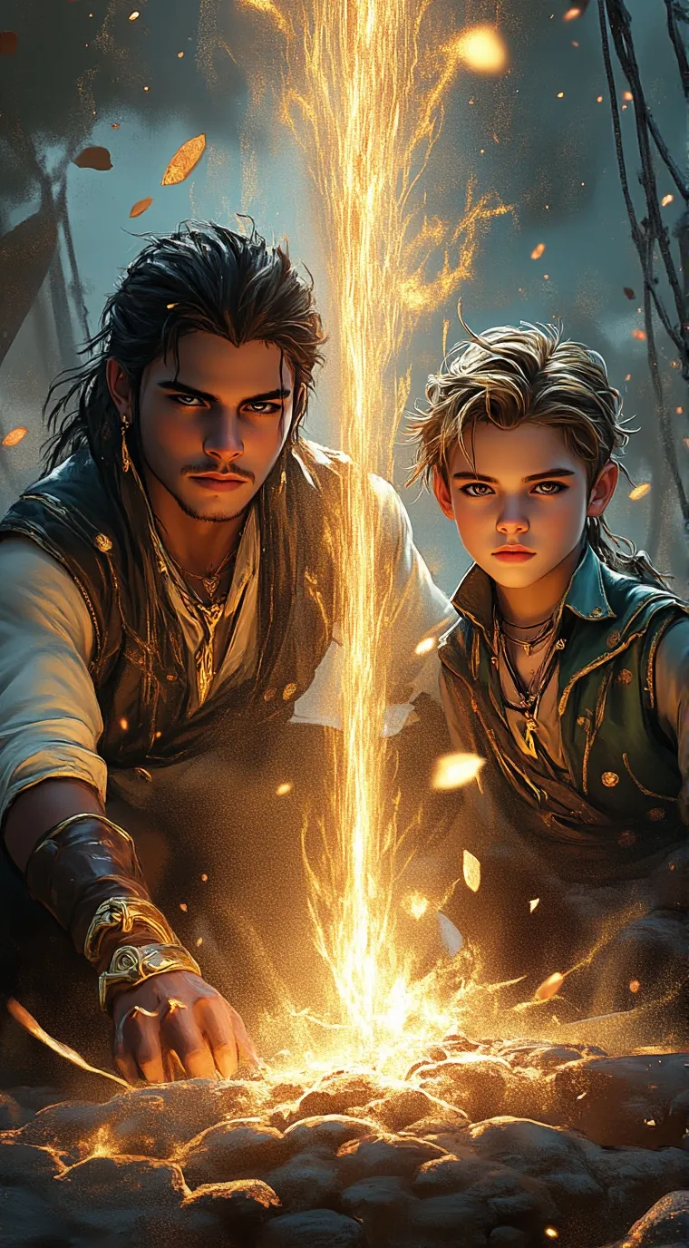 ai character: Kai y Kaiser  background