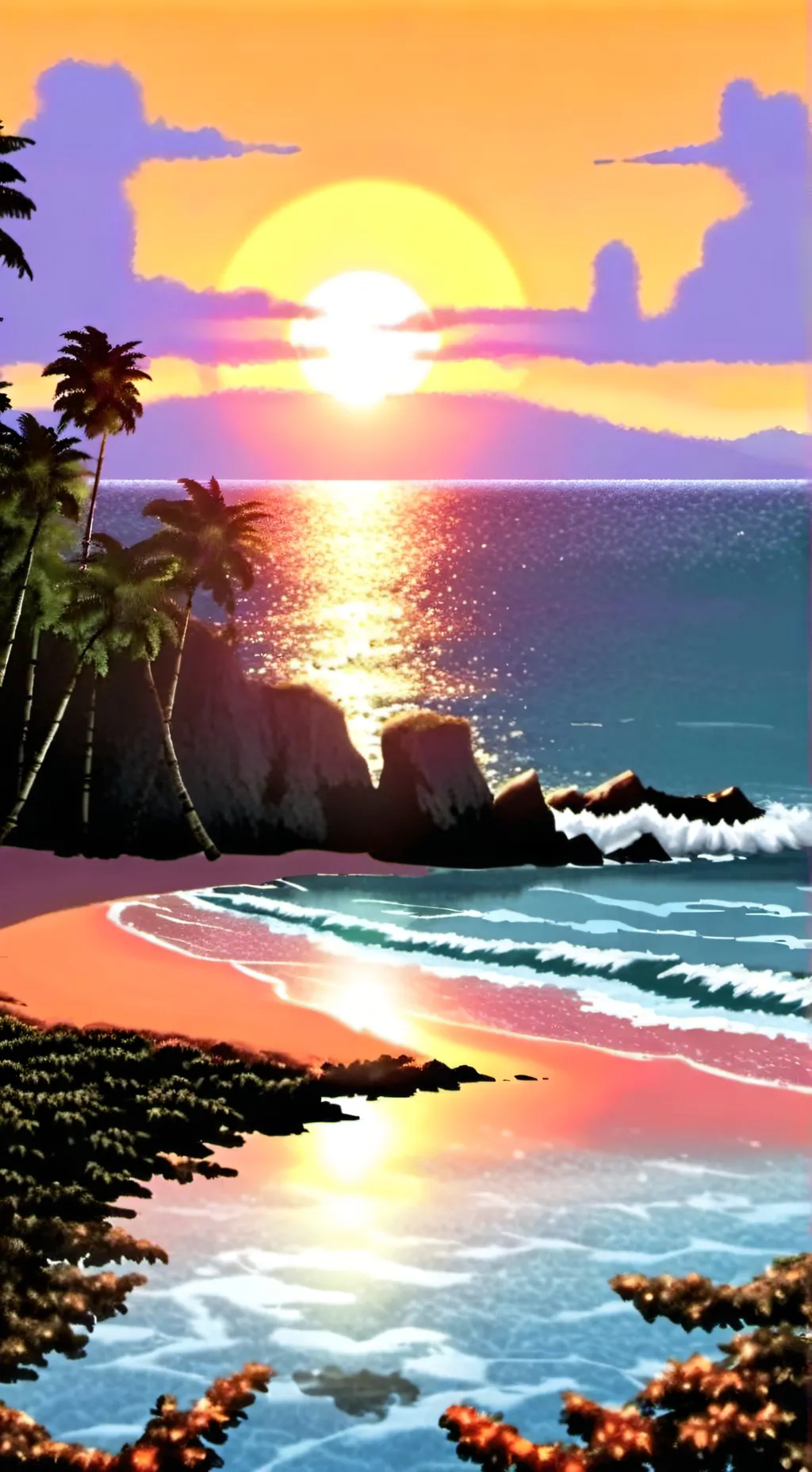 ai character: KNY Beach! background