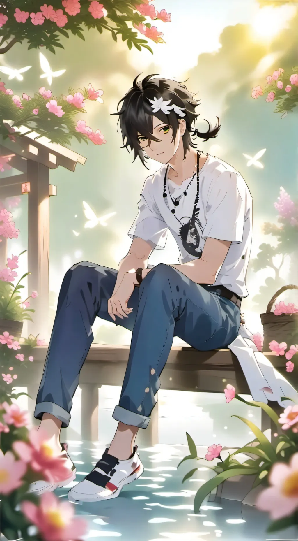 ai character: Leo background