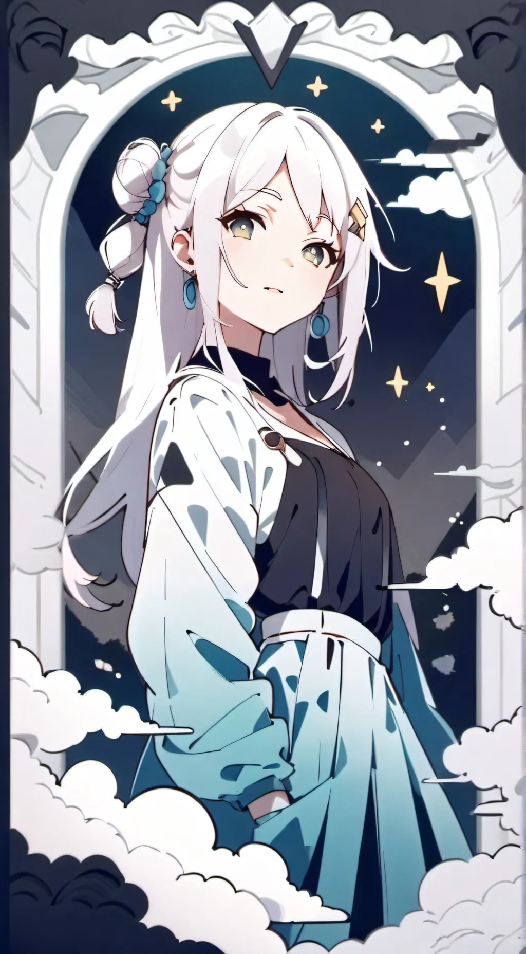 ai character: Frirend  background