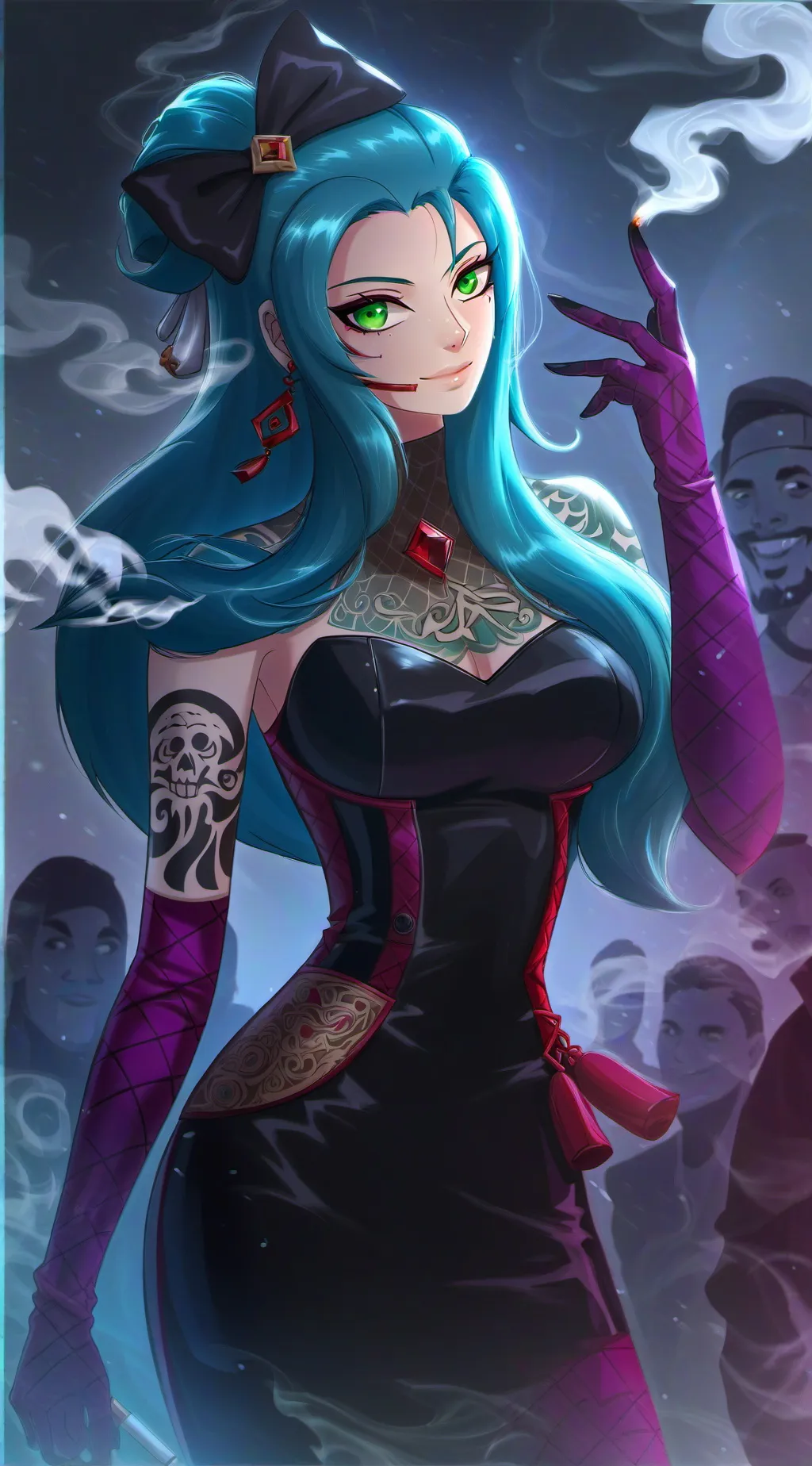 ai character: ino background
