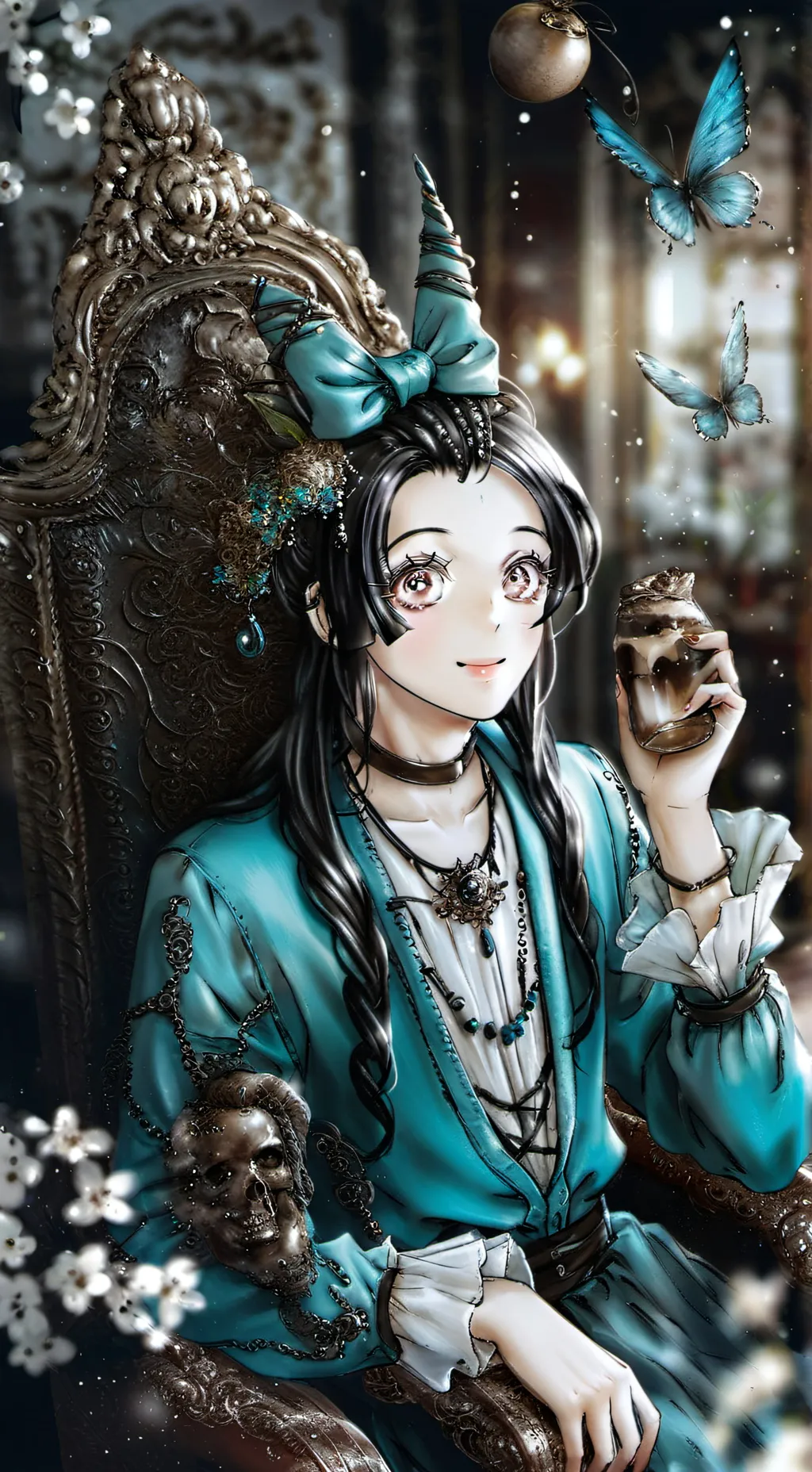 ai character: Kyn Disney land background