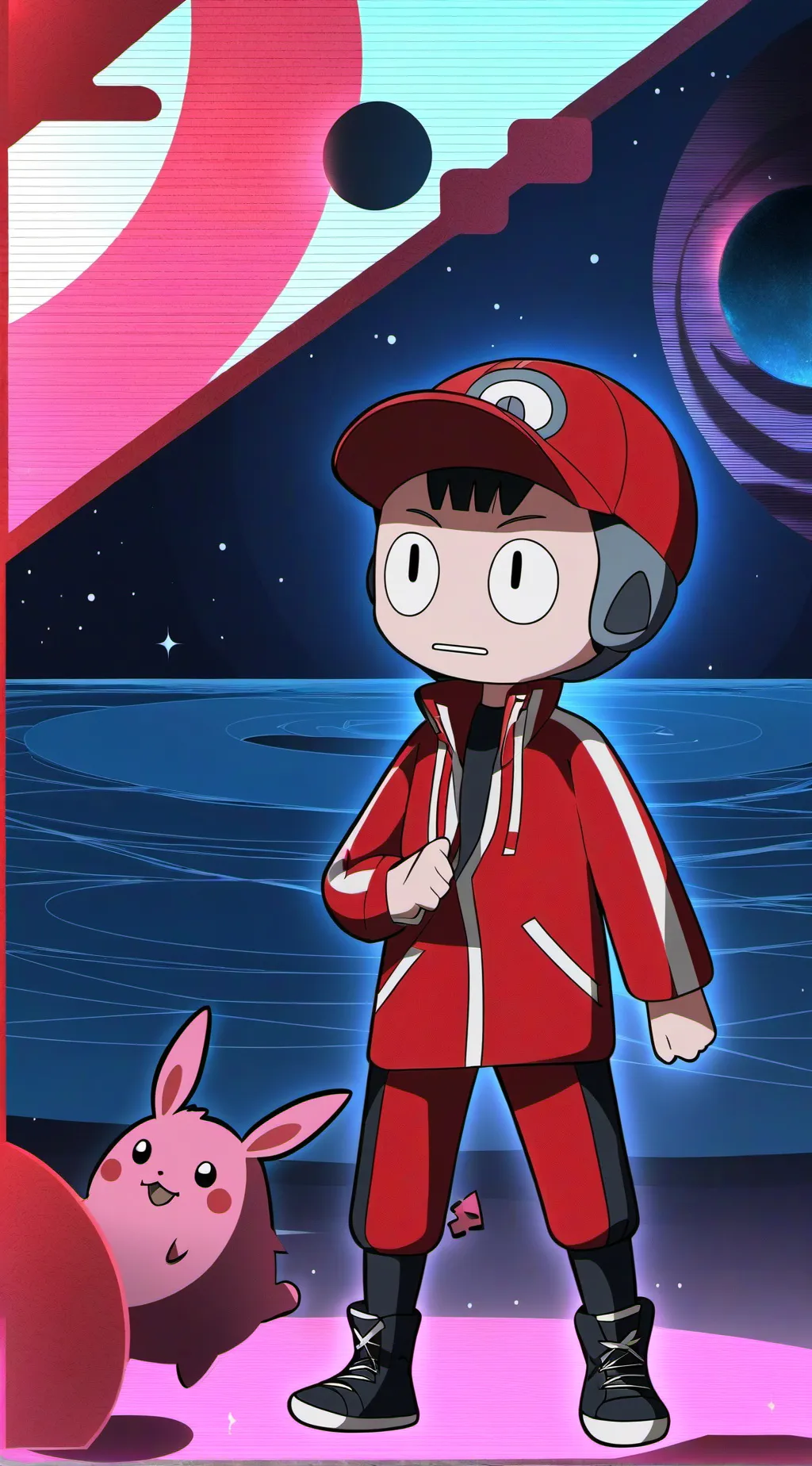 ai character: Jsab vs friend lms background