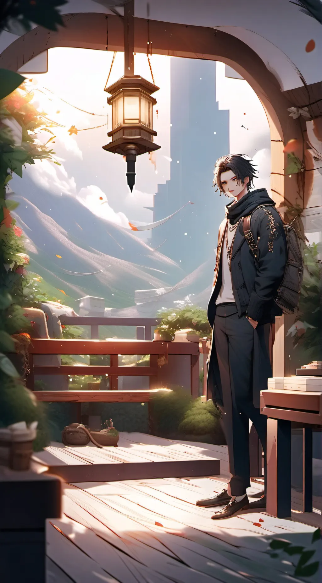 ai character: Game maker  background
