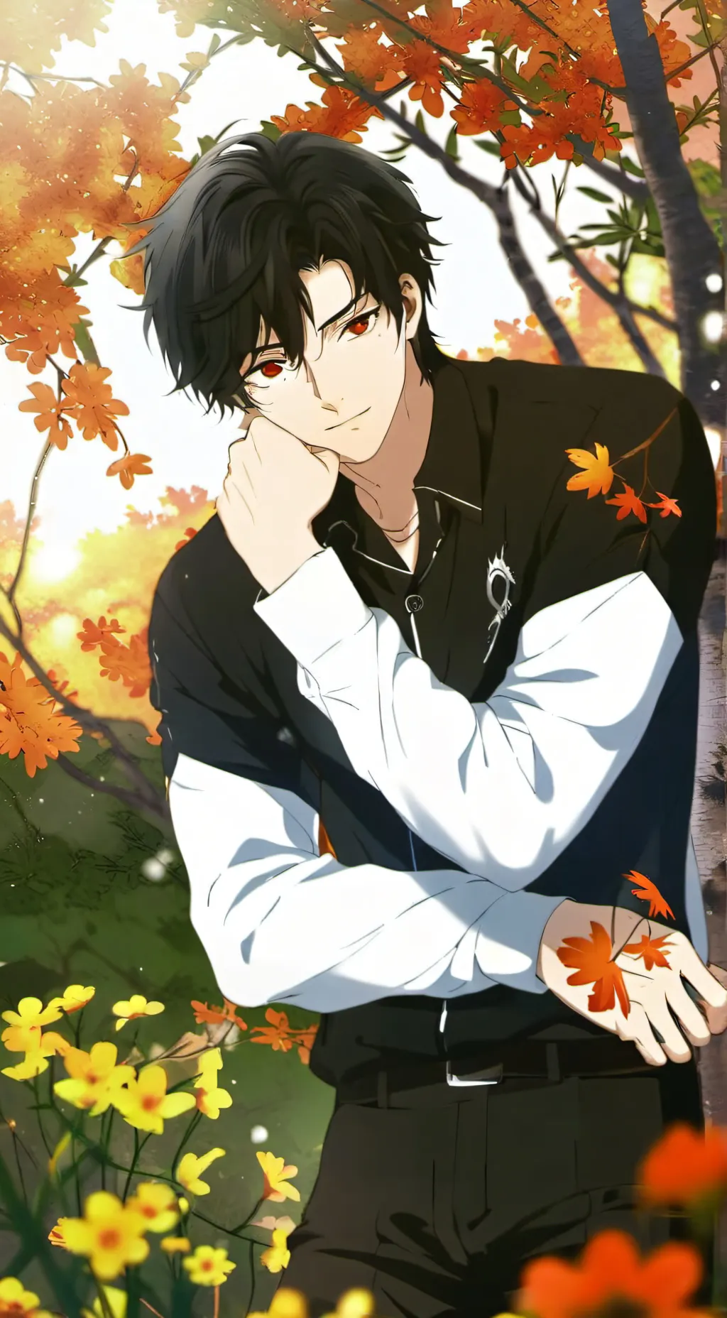 ai character: Xavier  background