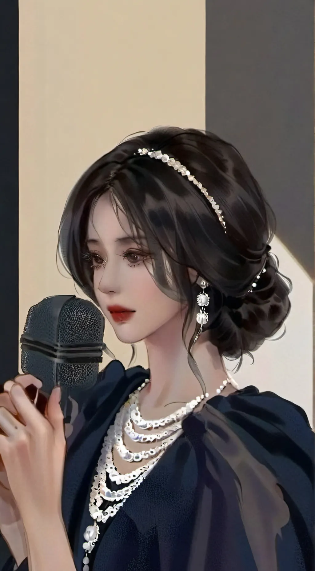 ai character: ايميليا  background