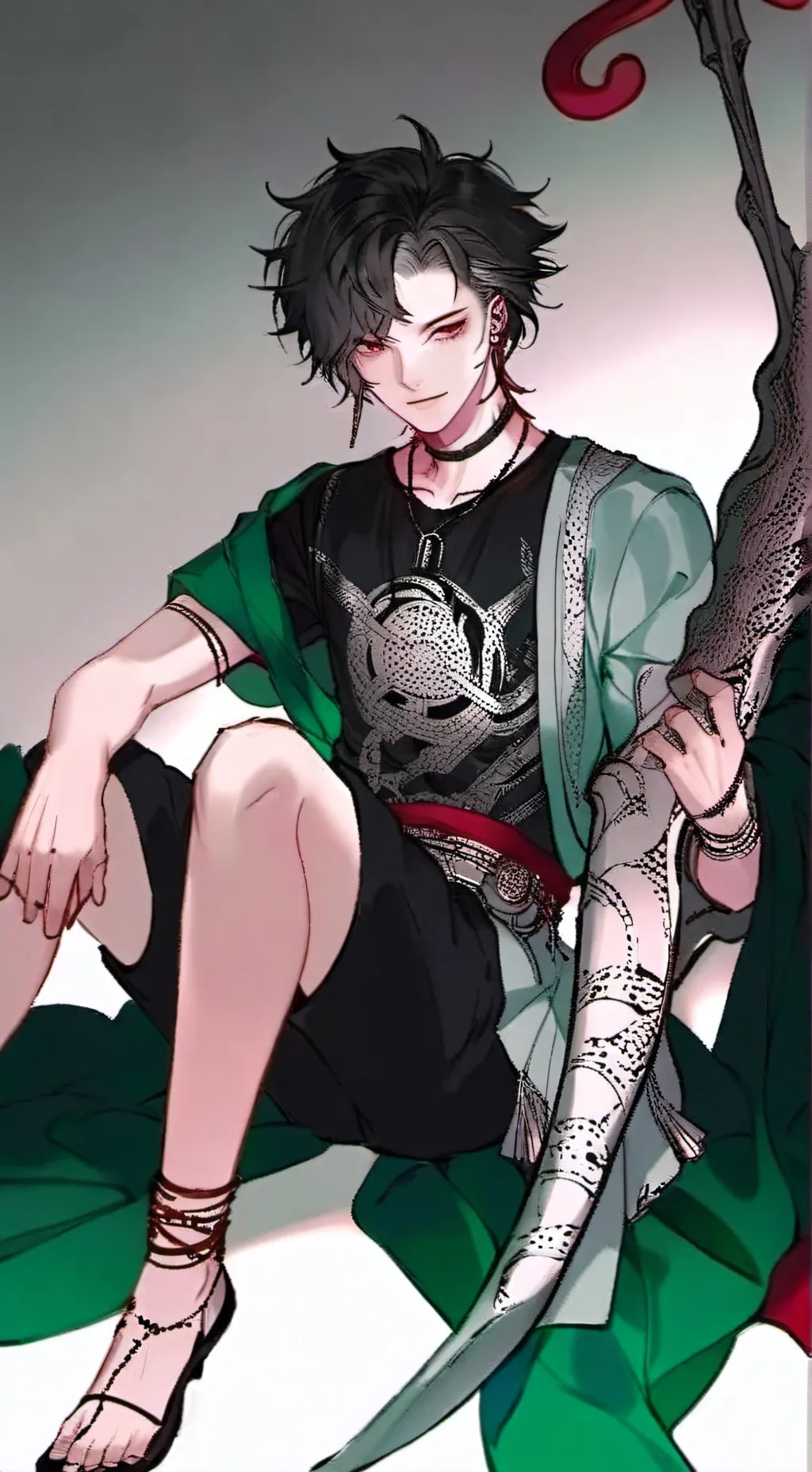 ai character: Kny gc background