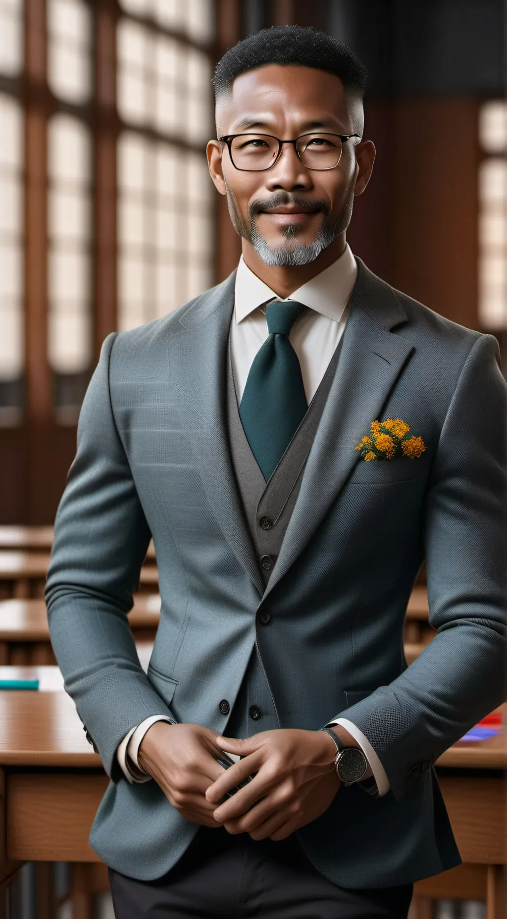 ai character: Henry Mark background