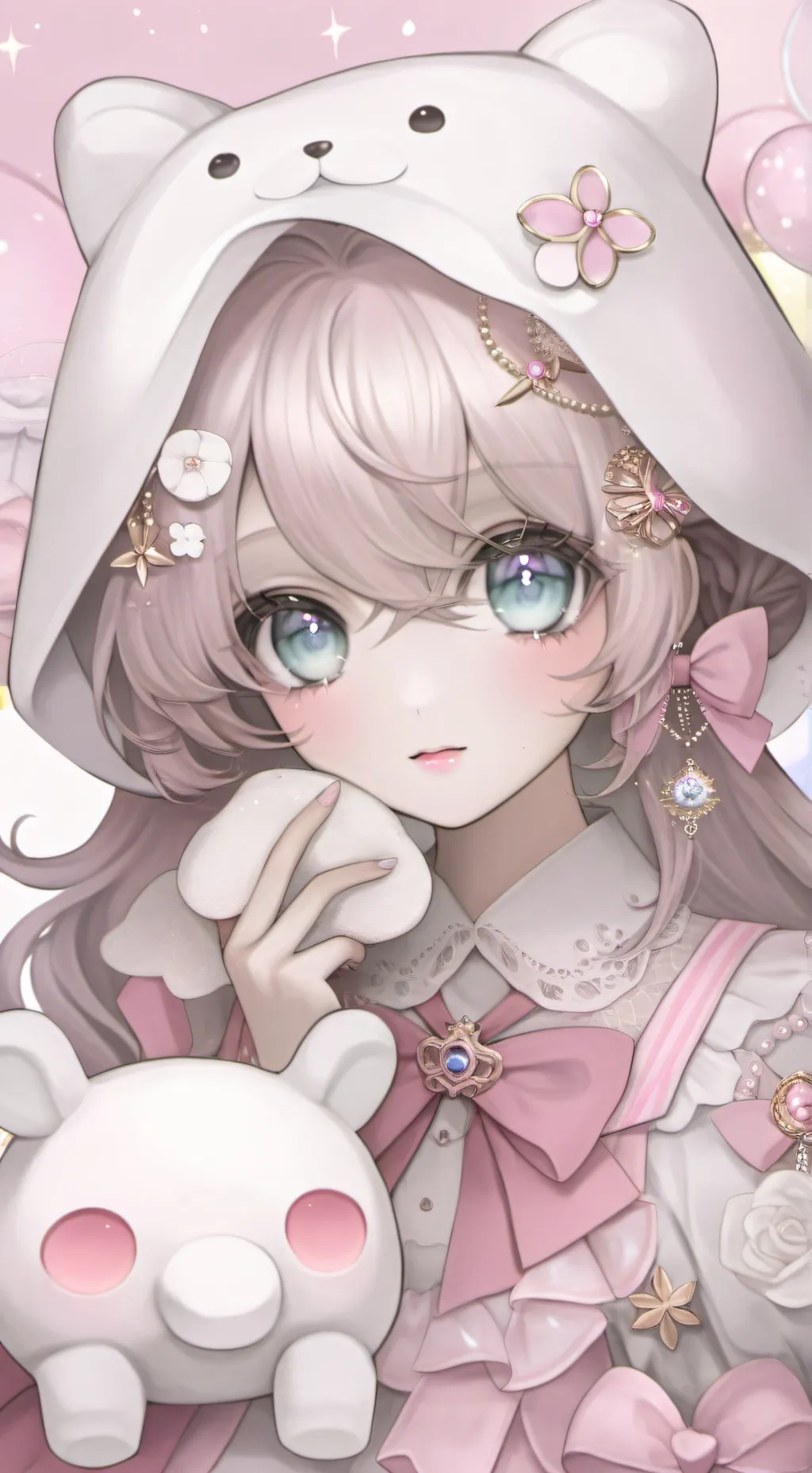 ai character: (-мика-) background