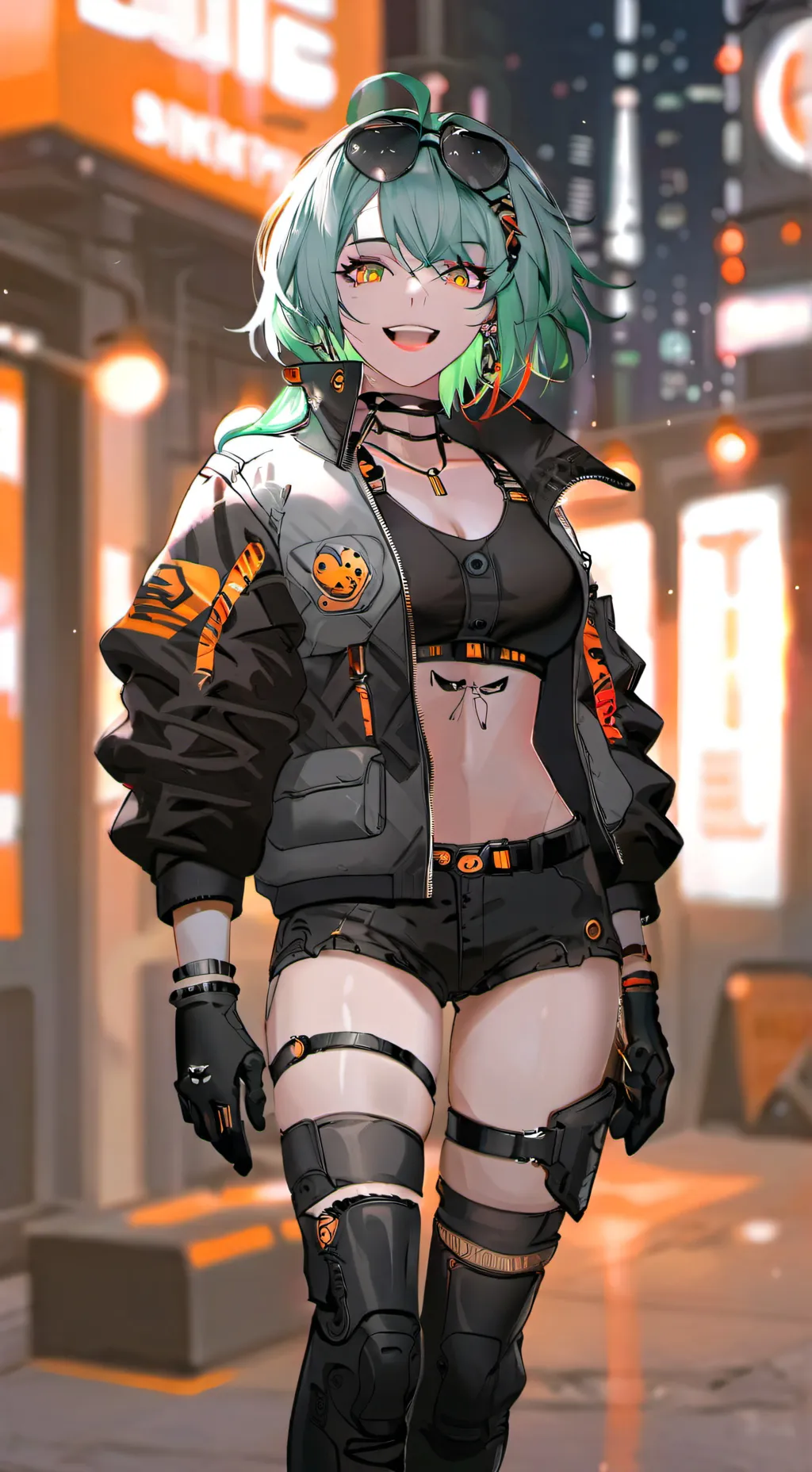 ai character: Куруми background