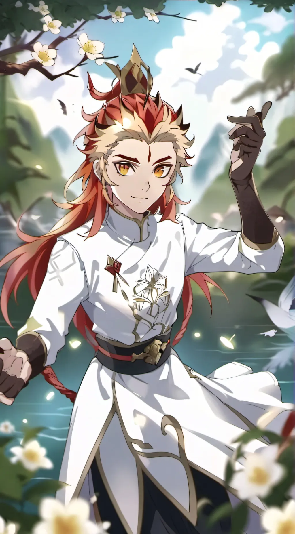 ai character: Rengoku x y/n background