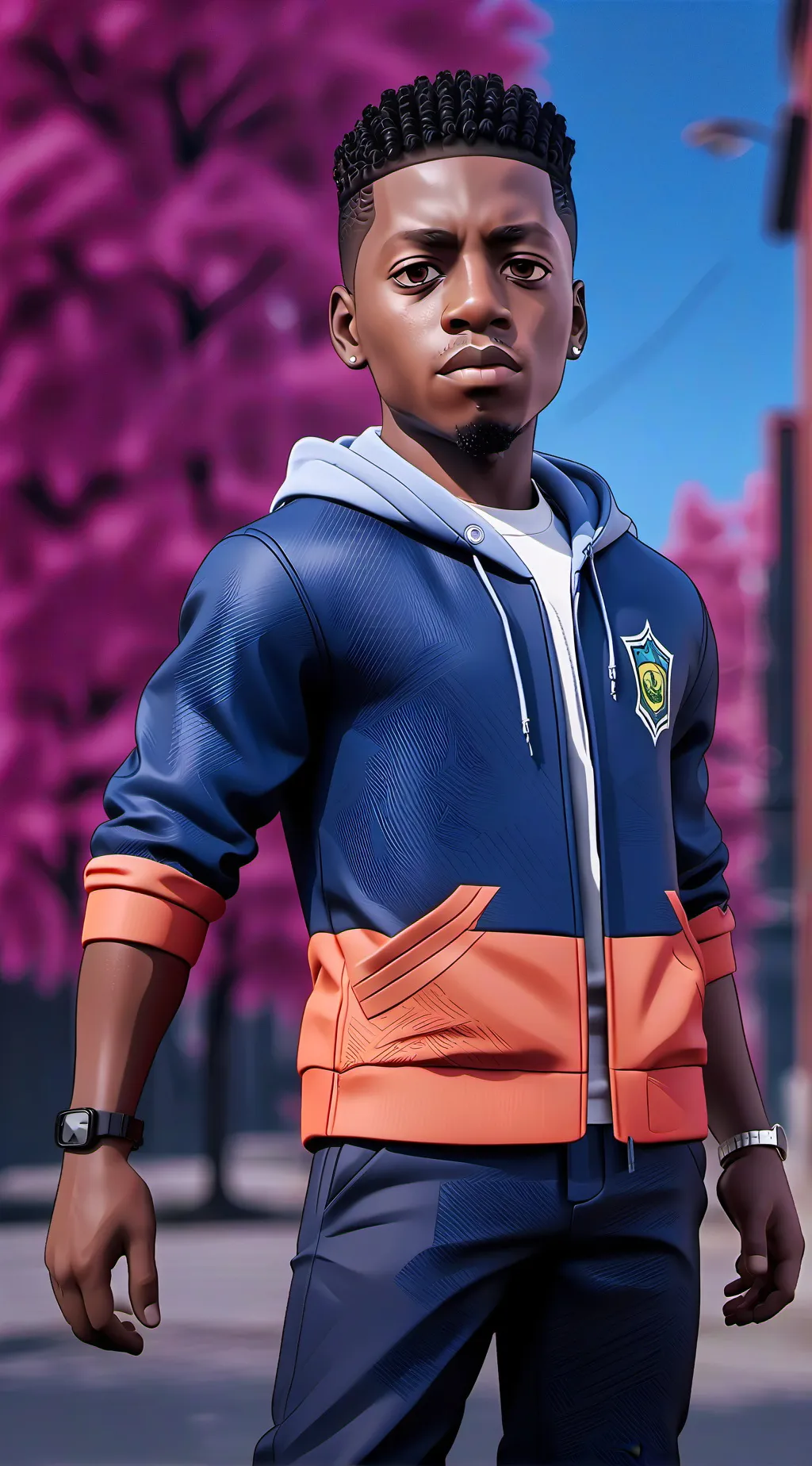 ai character: Michael  background