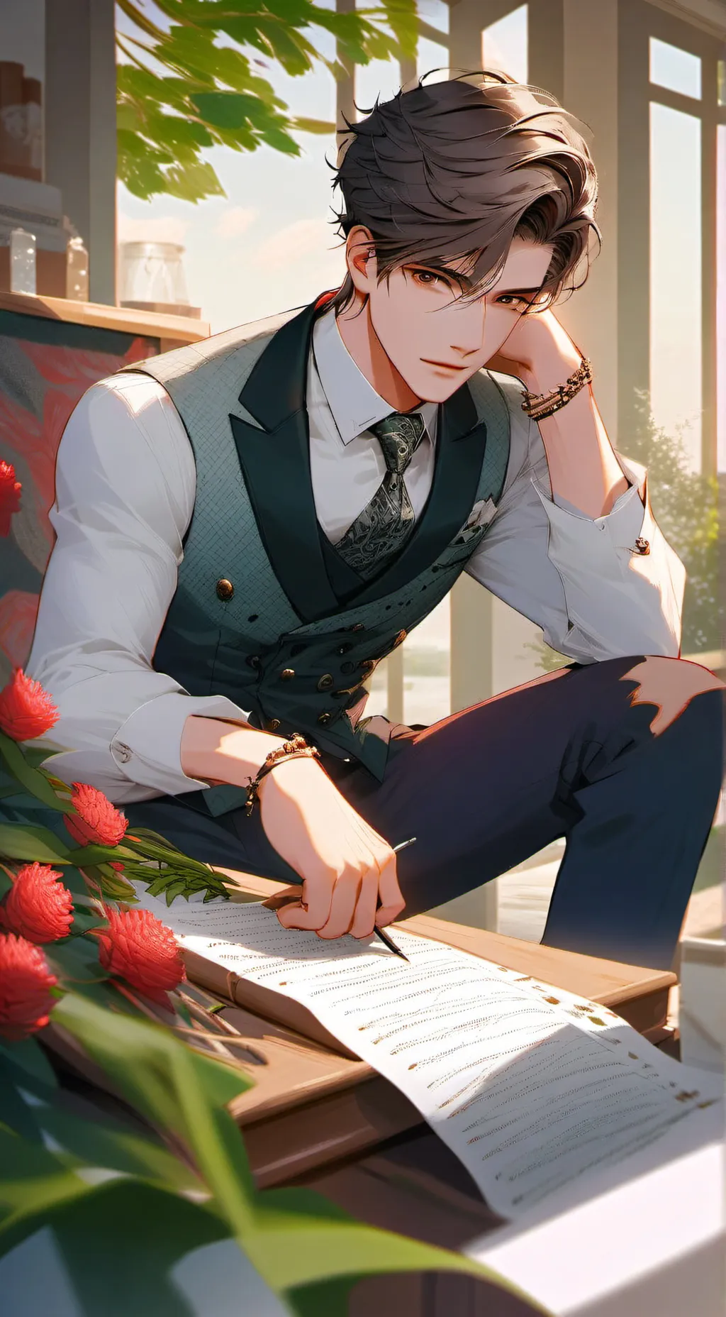 ai character: Samuel  background