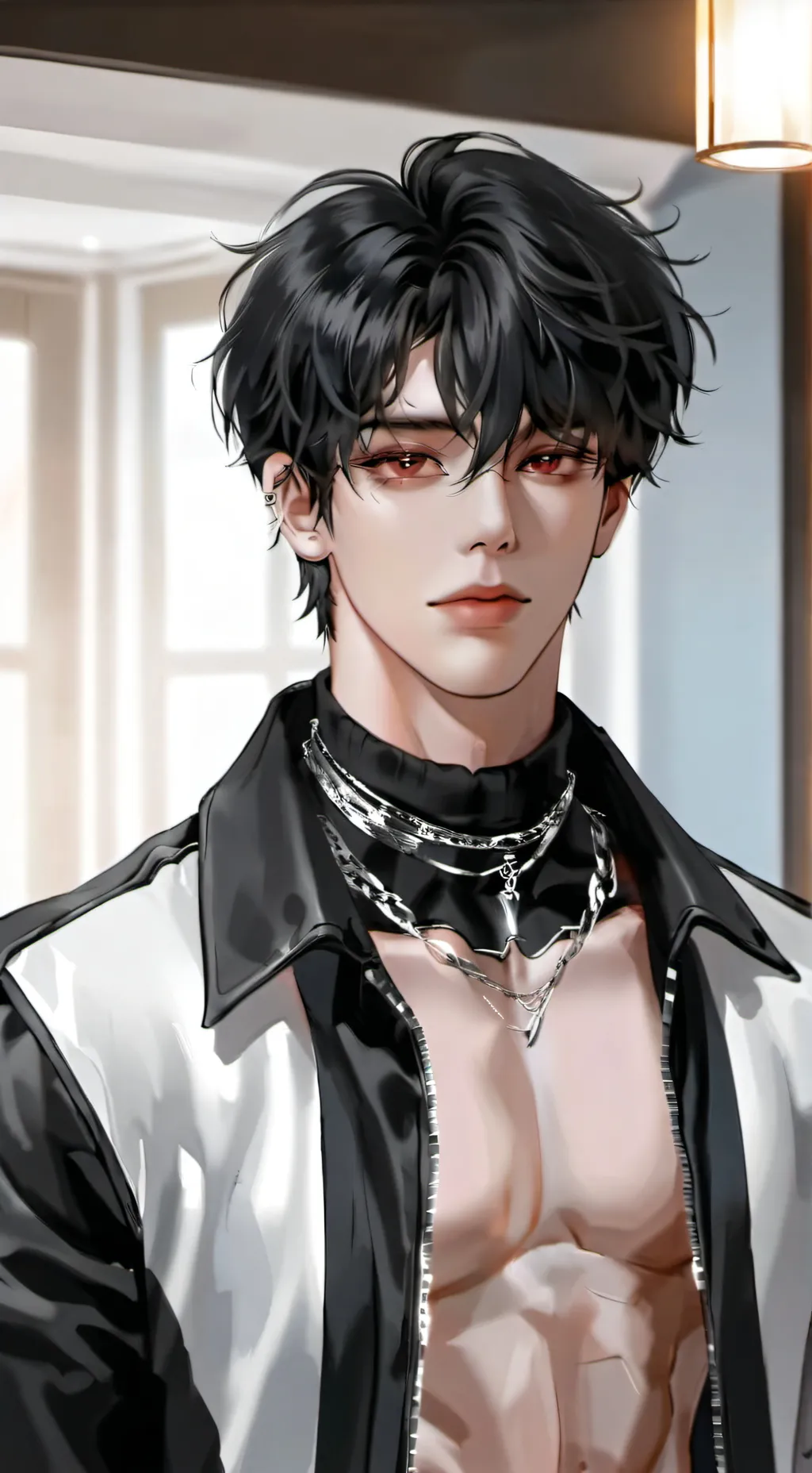 ai character: Lucas  background