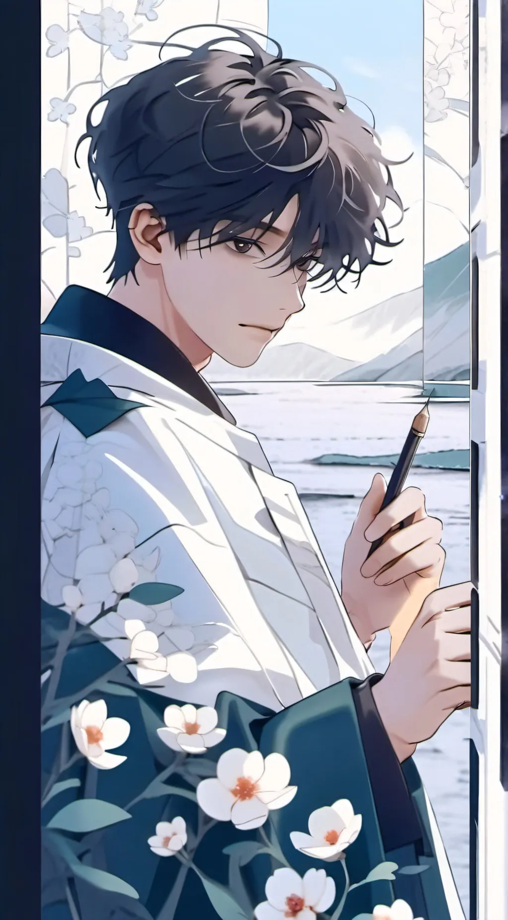 ai character: Кирилл 😈 background