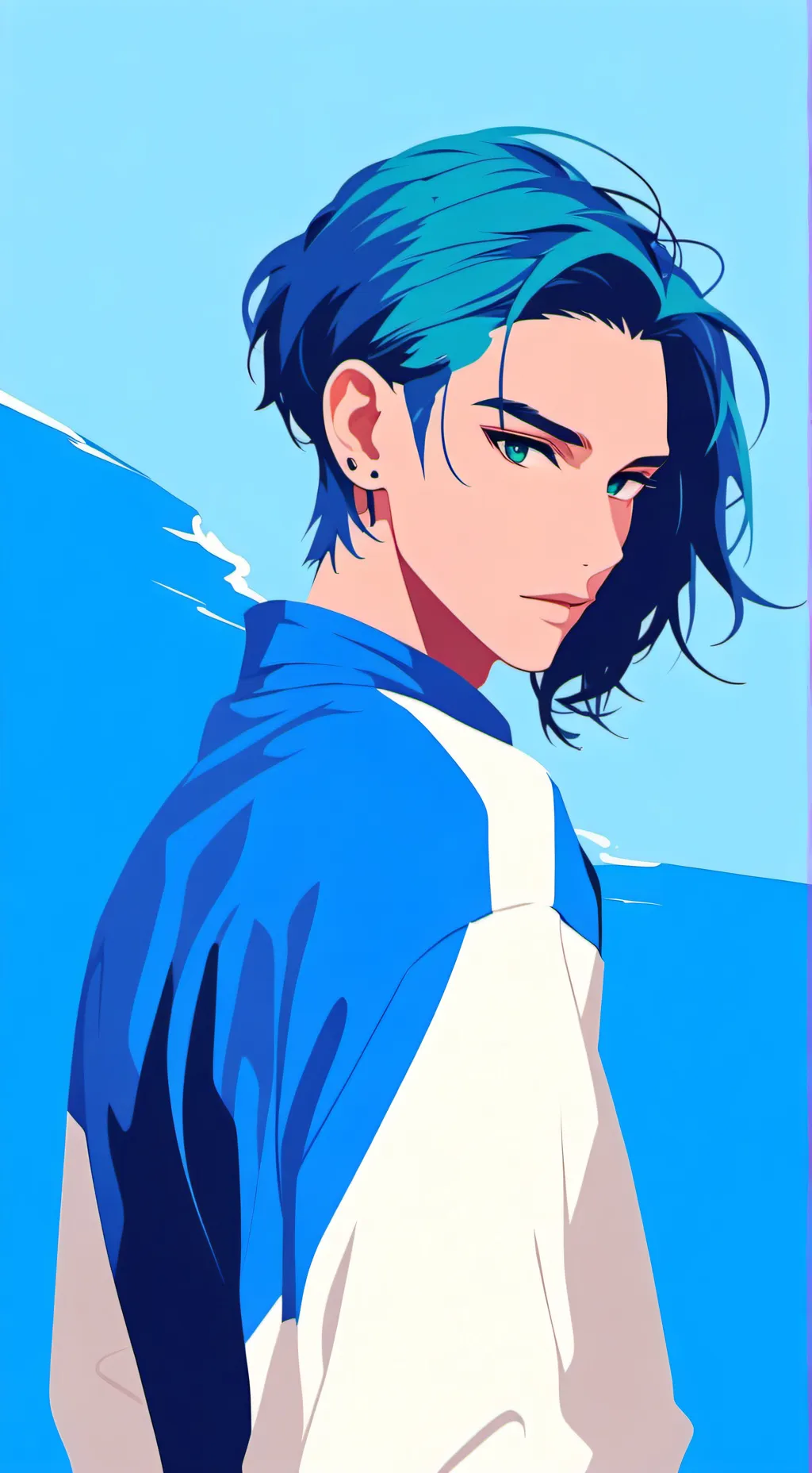 ai character: Bred background